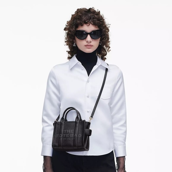 🆕 | THE LEATHER CROSSBODY TOTE BAG | MARC JACOBS - Picture 9 of 9